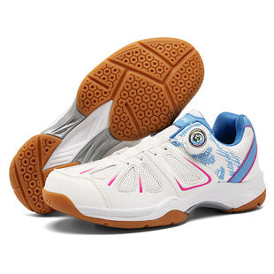 Zapatillas de bádminton unisex con ajuste de dial de malla transpirable disponible por encargo en Clickya.life