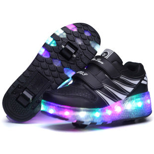 Zapatos deportivos con ruedas para niños con ruedas integradas con luces LED disponible por encargo en Clickya.life