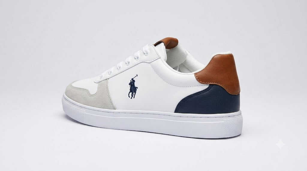 👟 Tenis Calzado Polo (Ref. P002 Blanco Cosidos) – Estilo Casual con Durabilidad Premium