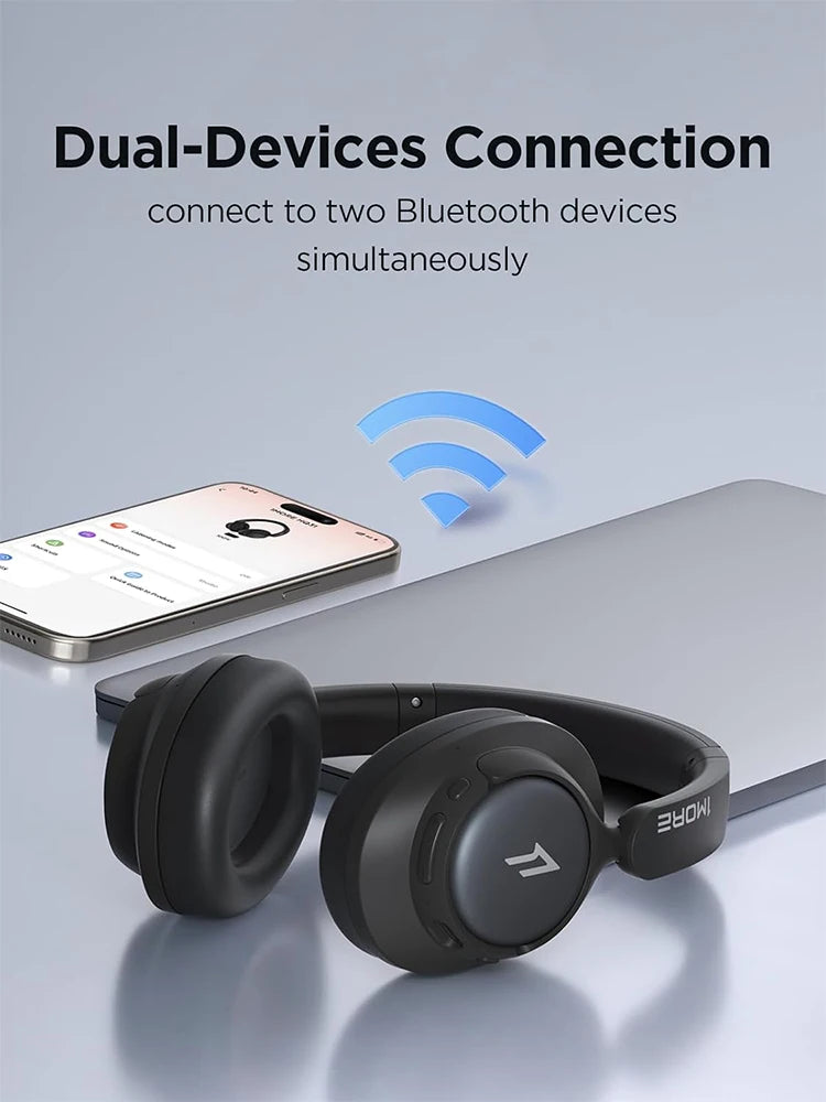 Audífonos Premium 1MORE SonoFlow SE – Sonido Hi-Res de Estudio, Cancelación de Ruido de -42dB y Batería Monstruo de 90 Horas