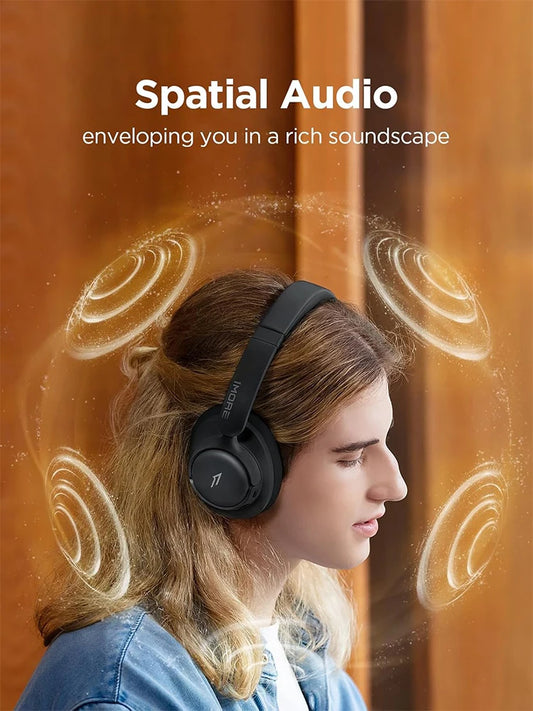 Audífonos Premium 1MORE SonoFlow SE – Sonido Hi-Res de Estudio, Cancelación de Ruido de -42dB y Batería Monstruo de 90 Horas