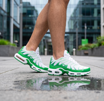 Promo Tenis Nike TN Blanco Verde Unisex