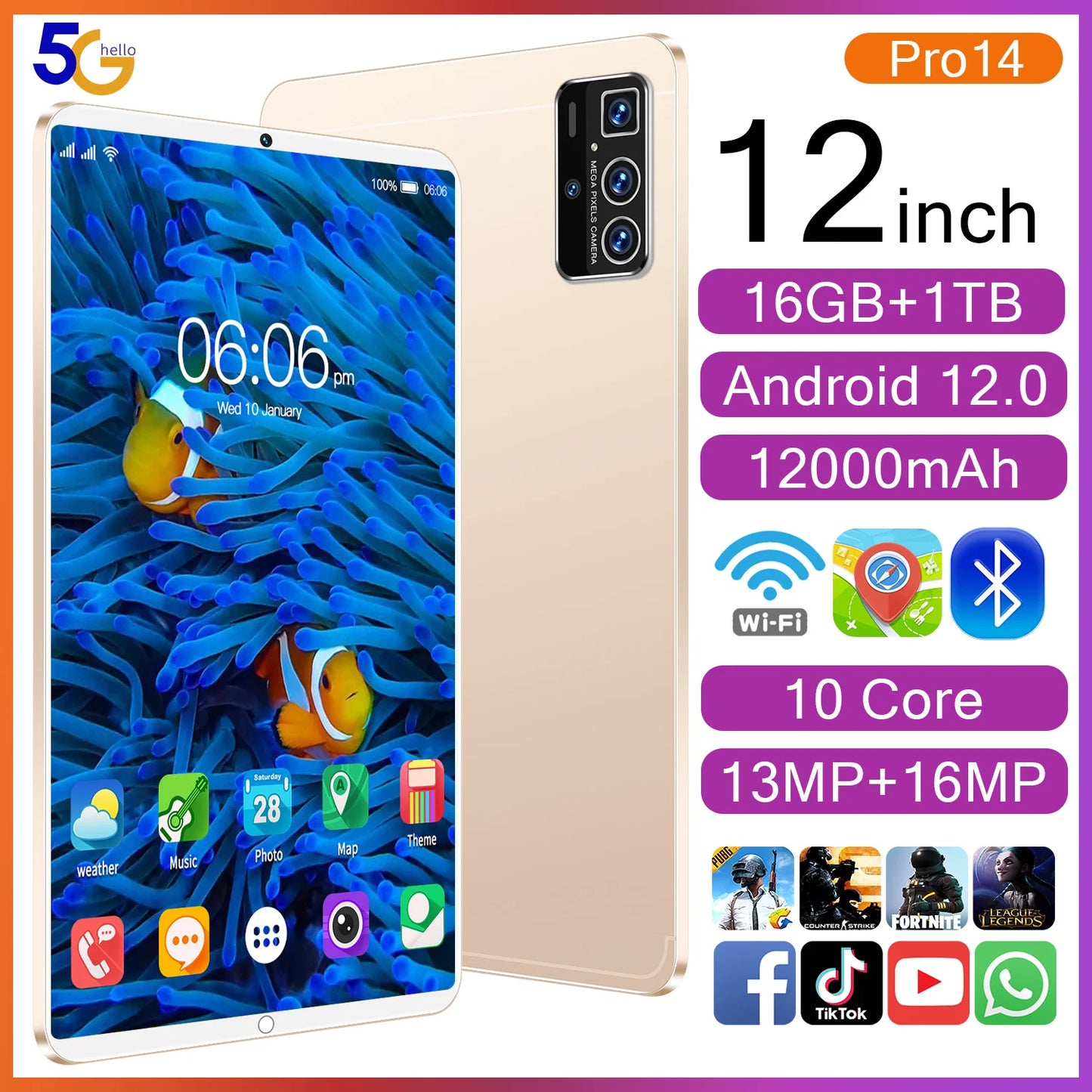 TABLET PRO14 5G: La Pantalla Gigante que lo Hace Todo