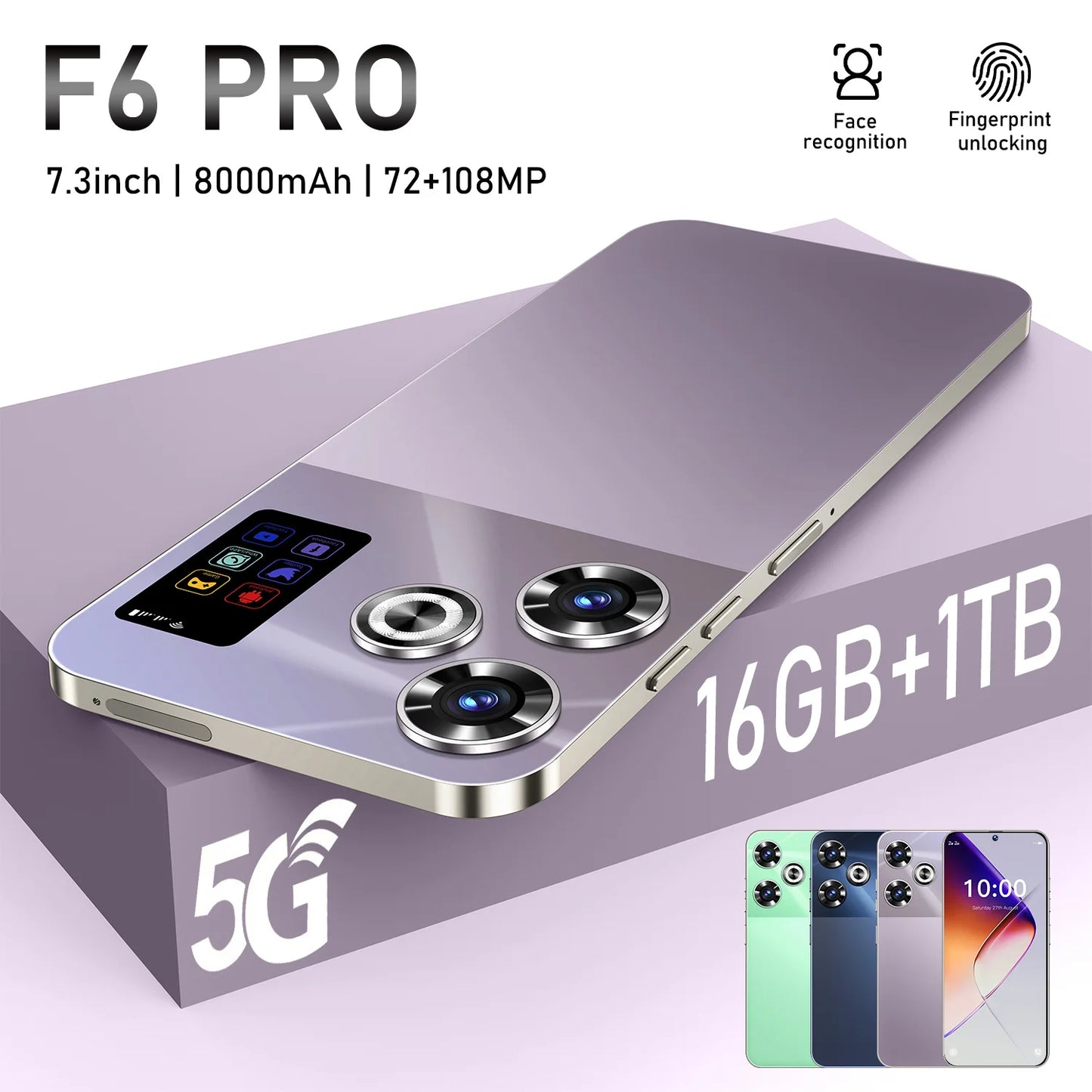 SMARTPHONE F6 PRO 5G: Potencia Extrema en tus Manos