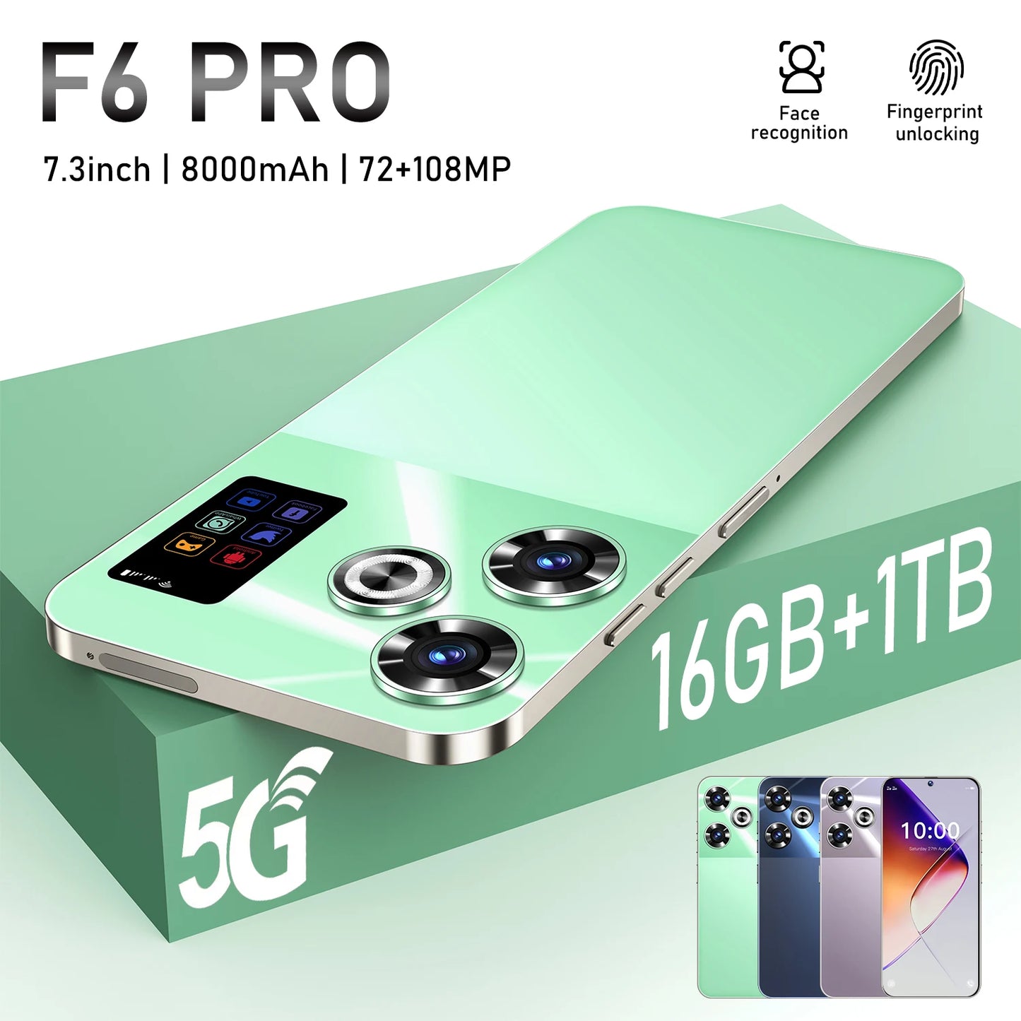 SMARTPHONE F6 PRO 5G: Potencia Extrema en tus Manos