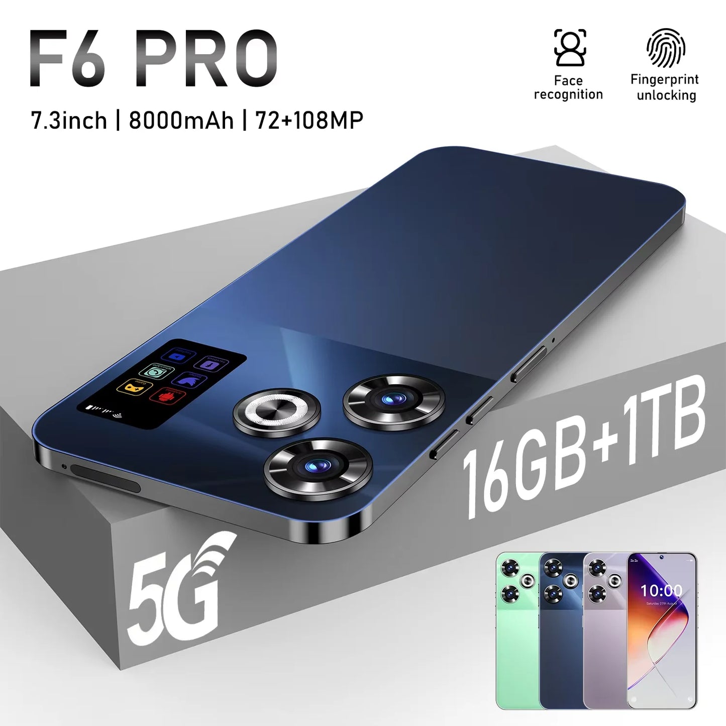 SMARTPHONE F6 PRO 5G: Potencia Extrema en tus Manos