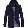 Chaqueta Larga Tipo Trench Coat para Hombre - Cortavientos Urbano Premium