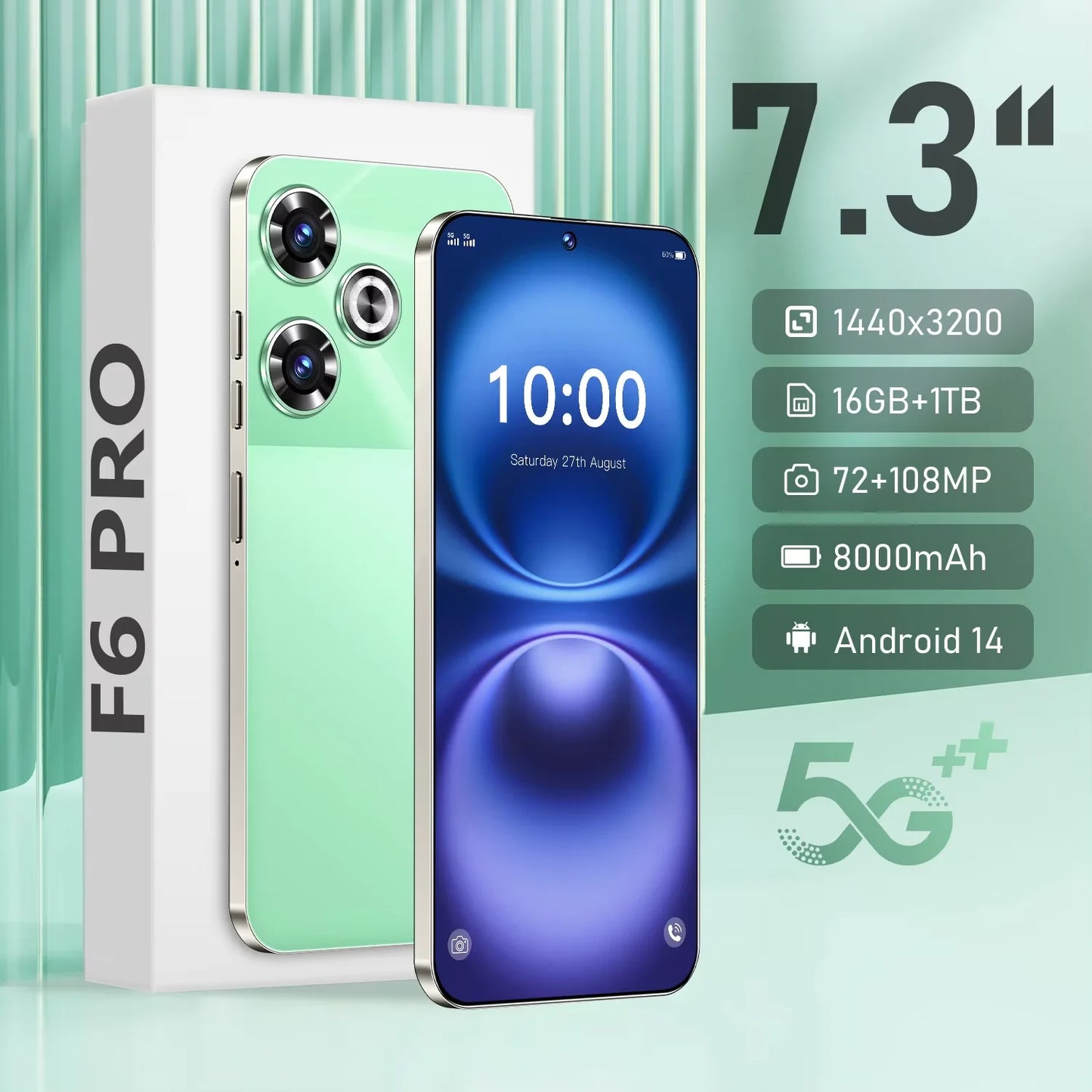 SMARTPHONE F6 PRO 5G: Potencia Extrema en tus Manos
