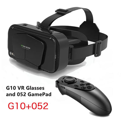 Gafas de Realidad Virtual VR SHINECON G10 Premium – Cine IMAX 3D en tu Celular (Incluye Control Joystick)