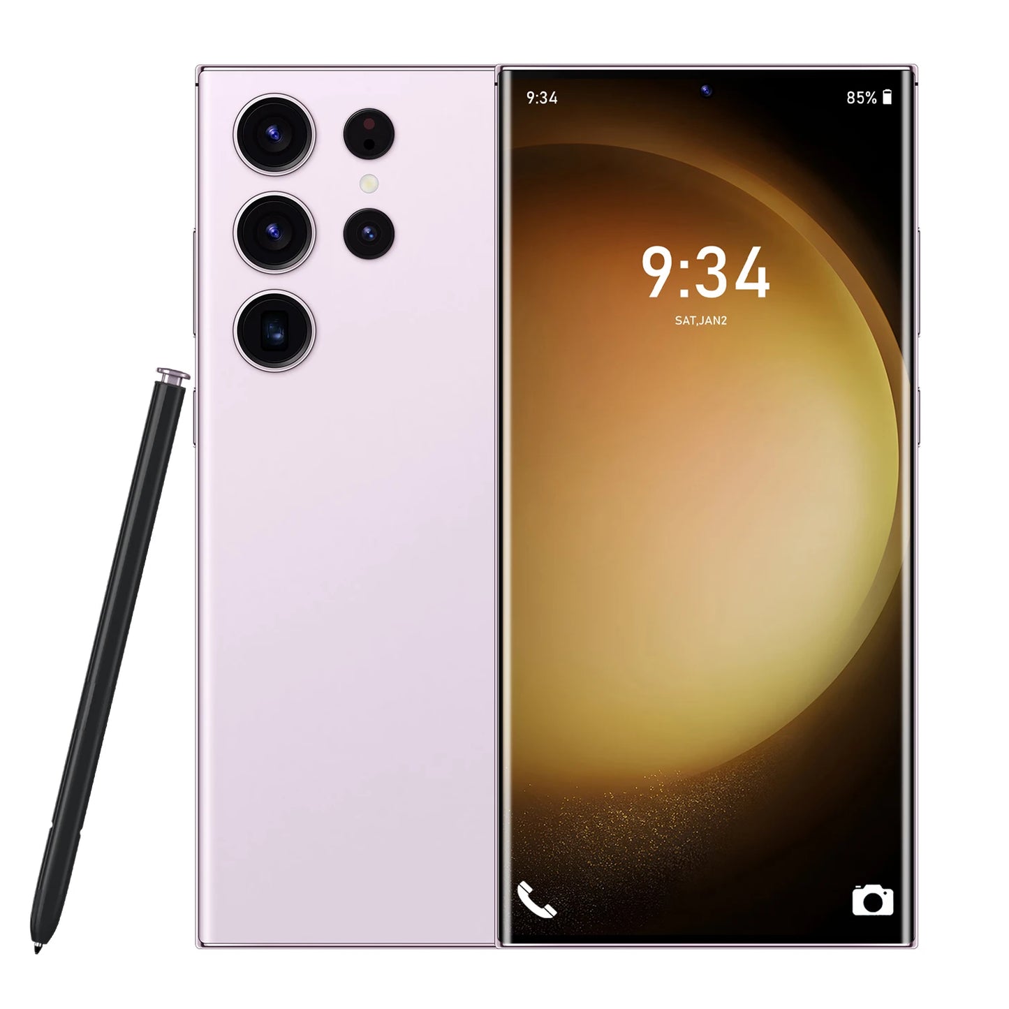 Smartphone S24 Ultra 5G – Pantalla Gigante de 7.3 Pulgadas, Máximo Almacenamiento de 16GB+1TB