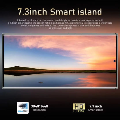 Smartphone S24 Ultra 5G – Pantalla Gigante de 7.3 Pulgadas, Máximo Almacenamiento de 16GB+1TB