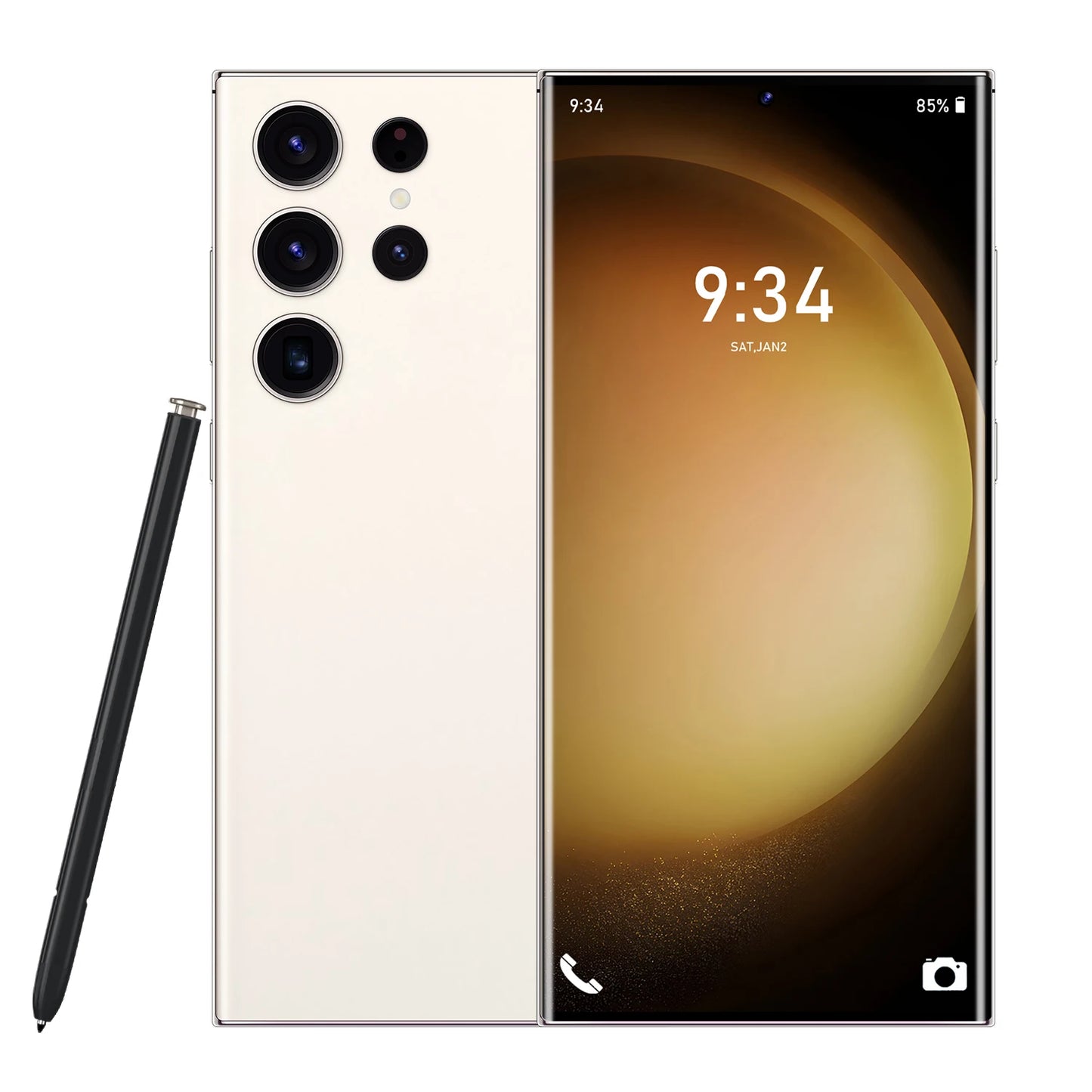 Smartphone S24 Ultra 5G – Pantalla Gigante de 7.3 Pulgadas, Máximo Almacenamiento de 16GB+1TB