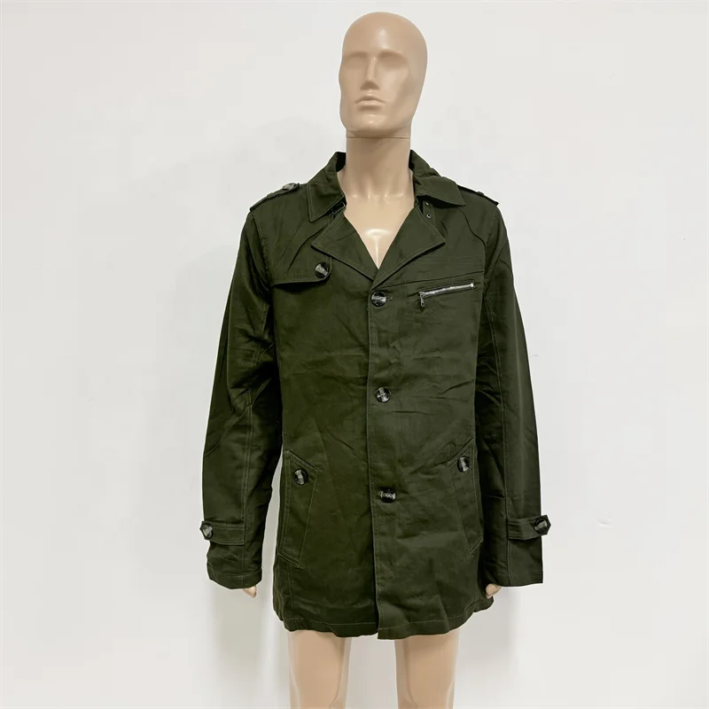 Chaqueta Larga Tipo Trench Coat para Hombre - Cortavientos Urbano Premium