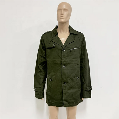 Chaqueta Larga Tipo Trench Coat para Hombre - Cortavientos Urbano Premium
