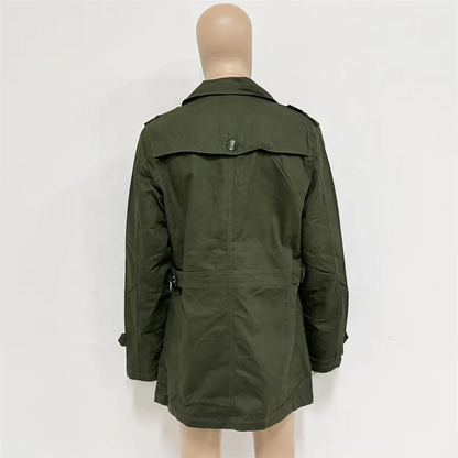 Chaqueta Larga Tipo Trench Coat para Hombre - Cortavientos Urbano Premium