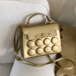 Bolso Cuadrado Tipo Satchel - Diseño de Autor Niche, Estilo Retro Versátil