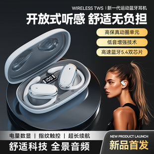 Auriculares Bluetooth OWS con Gancho Deportivo Mod. GT528D - Edición Mayorista LSM-031