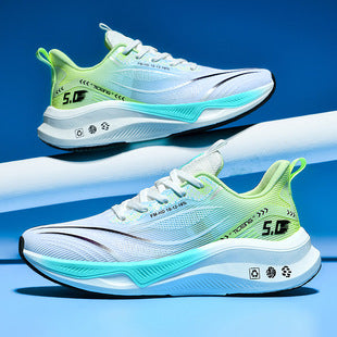 Zapatillas de running unisex con placa de carbono de malla transpirable disponible por encargo en Clickya.life