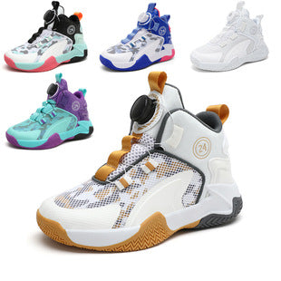 Zapatillas deportivas infantiles para hombre con ajuste de dial de malla transpirable disponible por encargo en Clickya.life