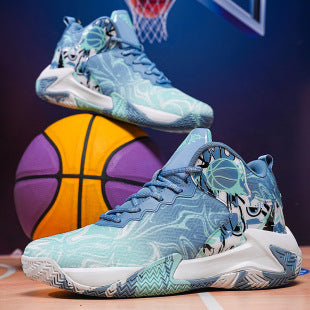 Zapatillas de baloncesto unisex con amortiguación antideslizantes disponible por encargo en Clickya.life