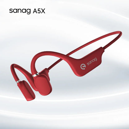 Audífonos Deportivos de Conducción Ósea Sanag – Bluetooth 5.3, Ultra Ligeros (25g) e Impermeables IPX5