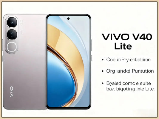 Teléfono Inteligente VIVO V40 Lite – Pantalla AMOLED 120Hz, Cámara Ultra Clara de 50MP y Súper Carga Rápida de 80W