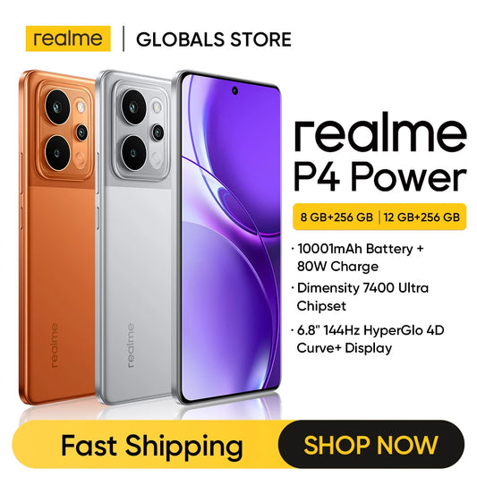 Celular realme P4 Power 5G – Súper Batería de 10,001mAh