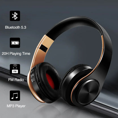 Audífonos Inalámbricos CATASSU Sport & Glow – Bluetooth 5.3, Resistentes al Agua con Radio FM y Ranura MP3