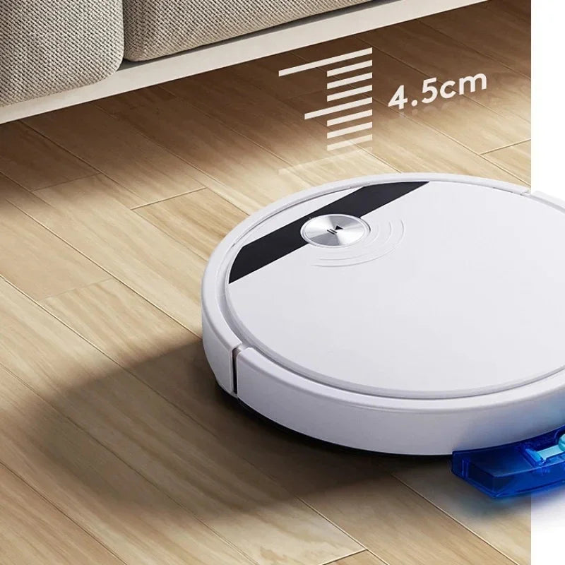 Aspiradora Robot Inteligente 3 en 1 – Sistema Ultra Succión 2800PA, Función de Trapeado y Control Remoto