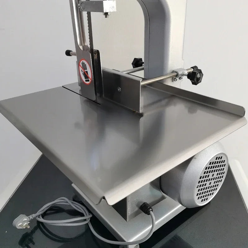 Sierra de Cinta Eléctrica Industrial para Carne y Hueso J280C – Motor de Alta Potencia 1500W en Acero Inoxidable
