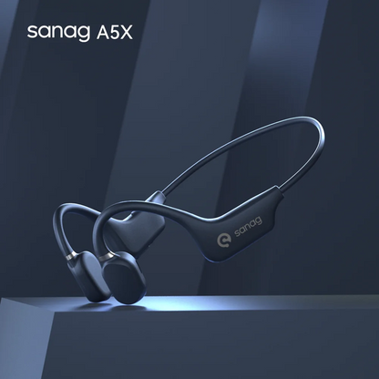 Audífonos Deportivos de Conducción Ósea Sanag – Bluetooth 5.3, Ultra Ligeros (25g) e Impermeables IPX5